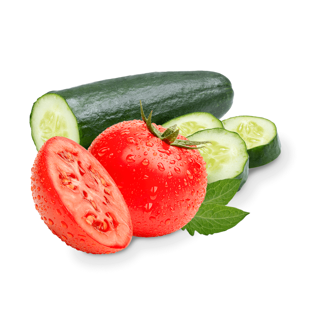 Crudités tomates & concombres mixte