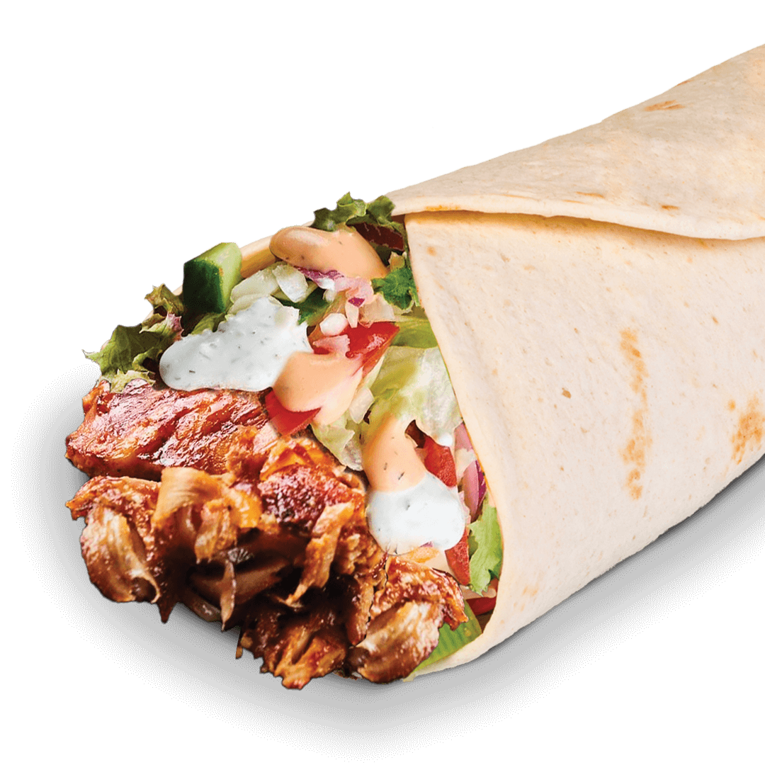 Pain pita poulet